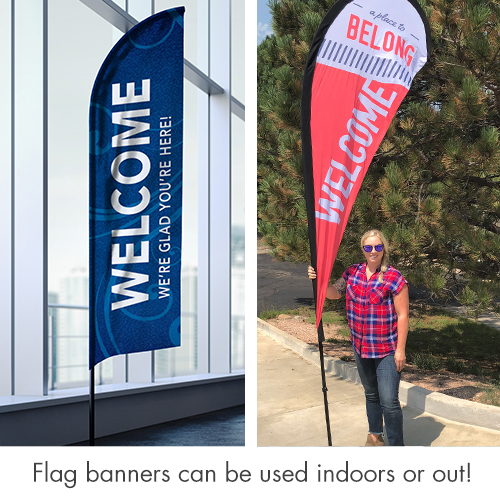 Banners, MomCo Seafoam, 2' x 8.5' 3
