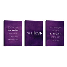 Real Love Crown Triptych 