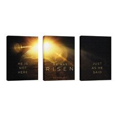 Risen Light Tomb Triptych 