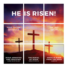 Mod Risen Sunrise Crosses Set 