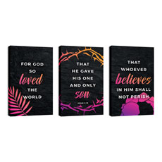 John 3:16 Triptych 