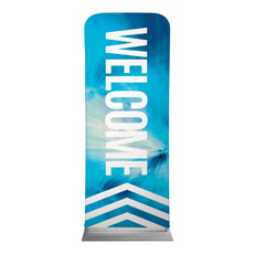 Chevron Welcome Blue 