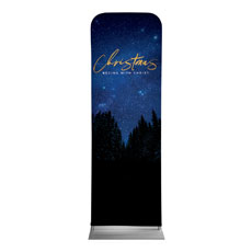 Night Sky Gold Script Christmas 