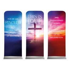 Love Easter Colors Triptych 