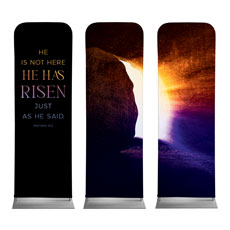 Easter Open Tomb Triptych 