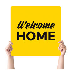 Yellow Welcome Home 