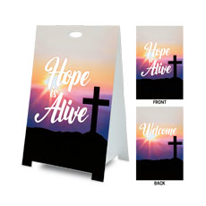 Hope Is Alive Sunrise Cross 