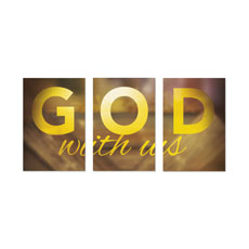 God With Us Manger Triptych 