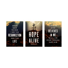 Hope Is Alive Crosses Triptych 