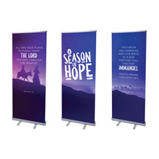 A Season Of Hope Purple Triptych 