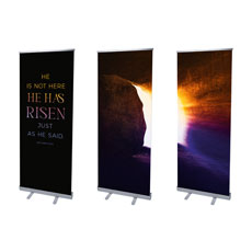 Easter Open Tomb Triptych 