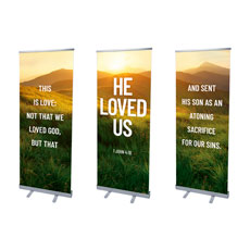 Easter of Hope Meadow Triptych 