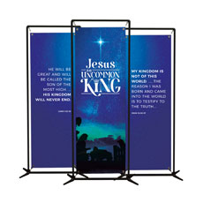 Jesus Uncommon King Triptych 