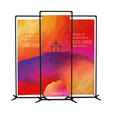 Calvary Paint Triptych 