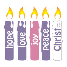 Advent Candles Set 