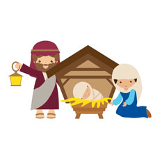 Children's Nativity Scene 