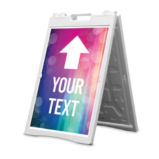 Colorful Lights Your Text Arrow 