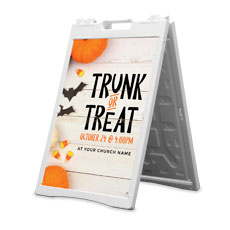 Trunk or Treat White Wood 