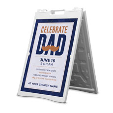 Celebrate Dad Mustache 