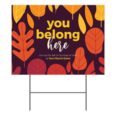 Belong Here Leaves 